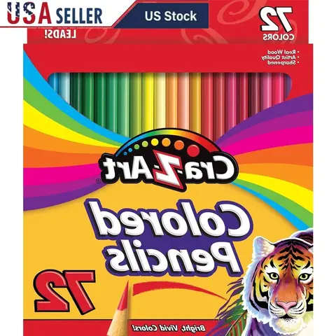 Classic Colored Pencils 72 Count Multicolor Beginner Child to Adult Back to School