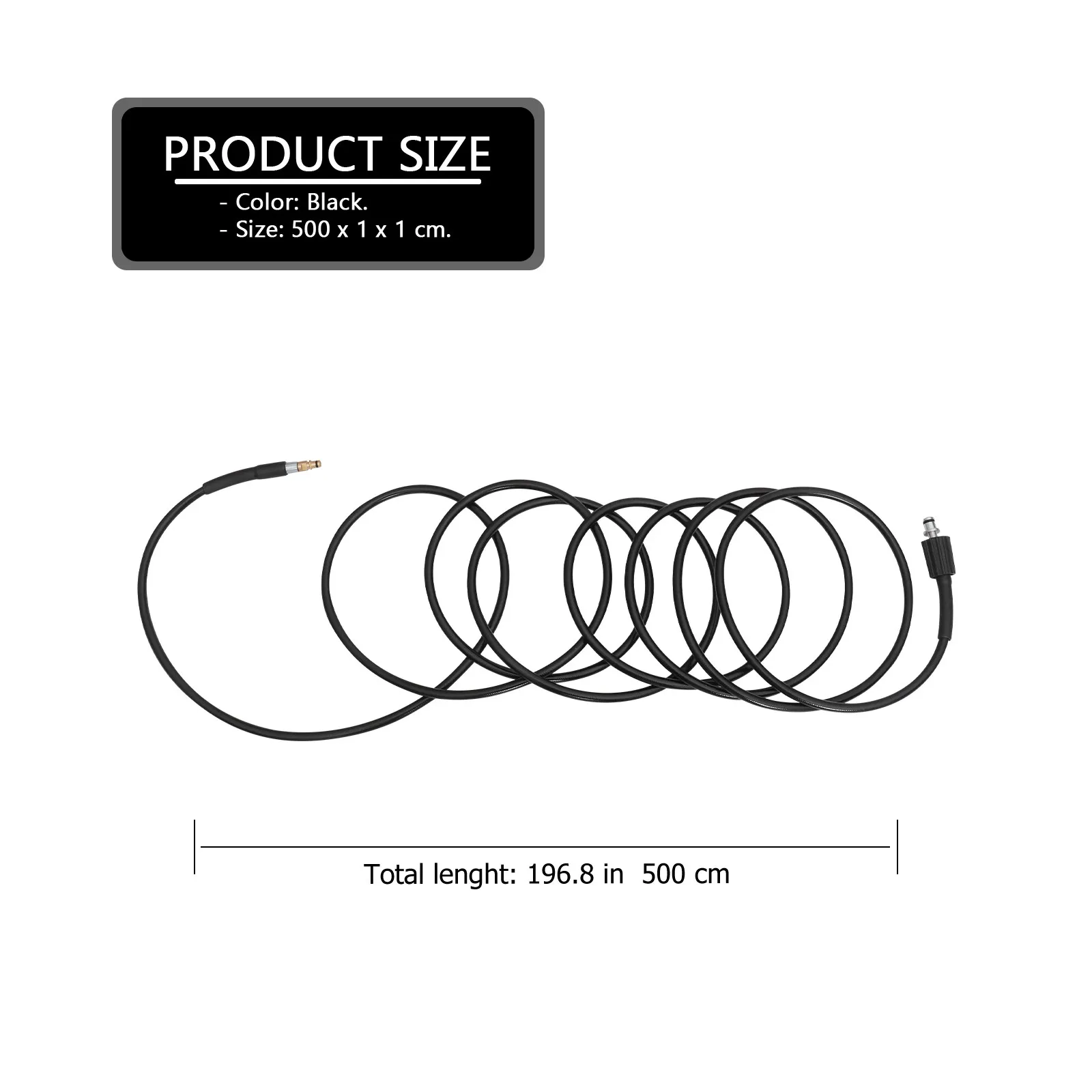 High Pressure Washer Hose 5M – Flexible Durable Cleaning Extension for Airless Paint Sprayer