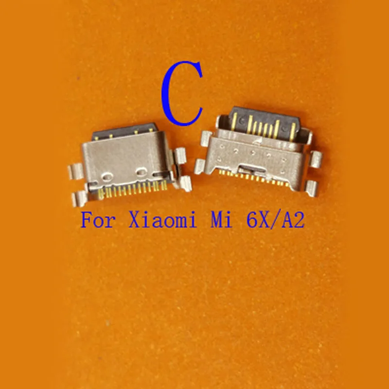 10-100Pcs Connector Plug Usb Charger Charging Dock For Xiaomi Mi Play 5X A1 6X Redmi A2 Lite 7 7A 5 Plus 6A 6 Pro 5Plus 6Pro