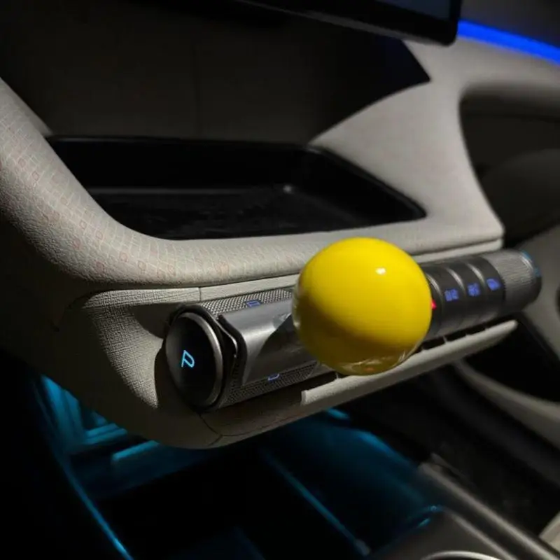 M76E Ball-Style Vehicle Control Grip Ball Handle with Glossy Plastic Construction