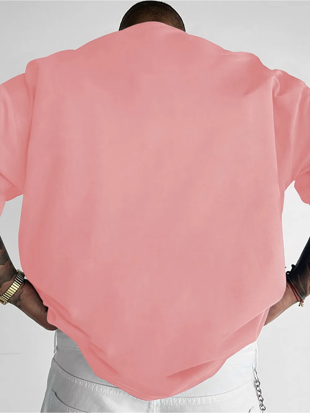 Harajuku Schönes Kirschblütenmuster 3D-Druck Atmungsaktives, schnell trocknendes Herren-T-Shirt für den Straßen- und Outdoor-Bereich, lässige Eltern-Kind-Kleidung – Detail 5