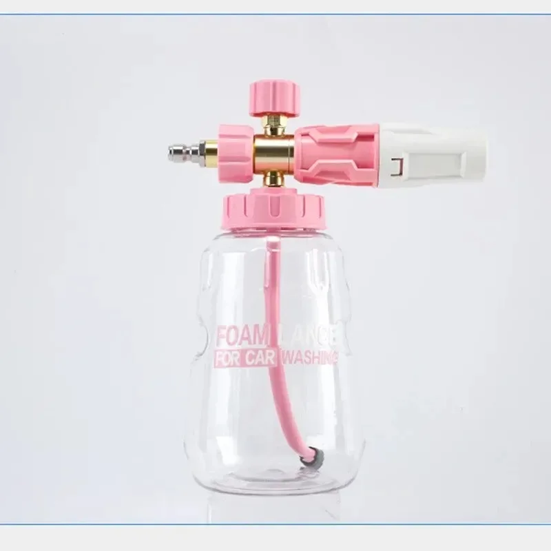 TRD لغسيل السيارات سنو فوم انس 1000 مللي مولد رغوة 1/4 بوصة توصيل سريع غسالة الضغط بندقية غسيل السيارات رغوة البخاخ #5