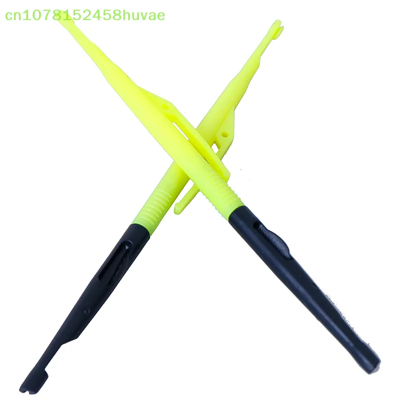 2 Pcs Plastic Hook Remover Disgorger Knot Picker Tyer Tier Fly Fishing Hooks Tying Tools Fish Unhook Extractor Detacher
