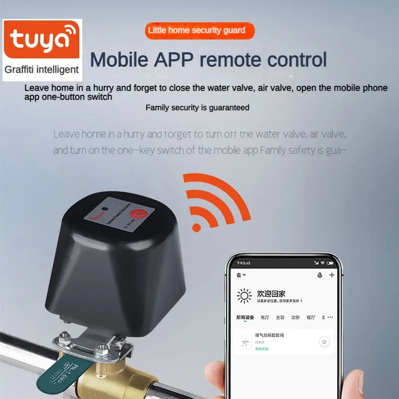 

Tuya WiFi Water Valve Zigbee Gas Shutoff Controller Support Alexa Google Assistant Smart Wireless Control Smart Life App