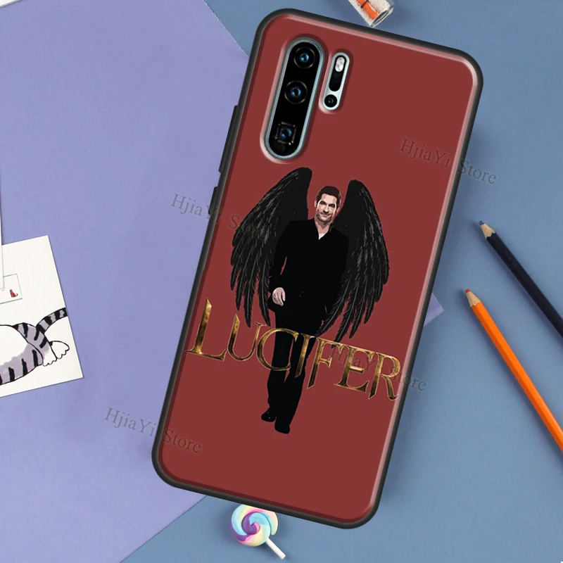 American TV Series Lucifer Soft Phone Case For Huawei P20 P30 P40 Lite Mate 10 20 Pro P Smart 2019 2021 Back Cover