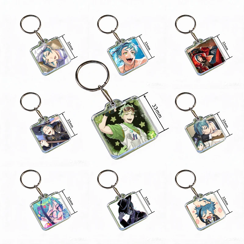 Anime F-Floyd Leech-S Acrylic Keychain Handmade Hanging Ornaments for Clothes Backpack Decoration Accessories Gifts with Friends