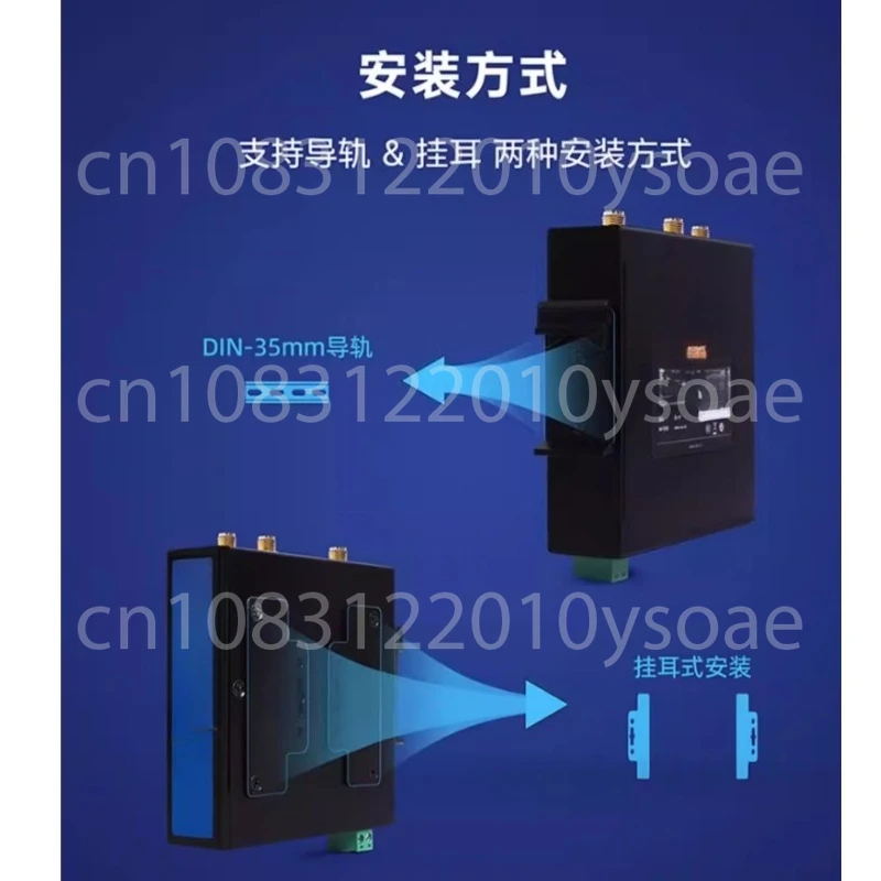 4G جهاز التوجيه الصناعي الشبكات عن بعد G806w رقائق كوالكوم المزدوجة 5G بطاقة Redcap إدراج لاسلكي واي فاي متعدد المنافذ #4