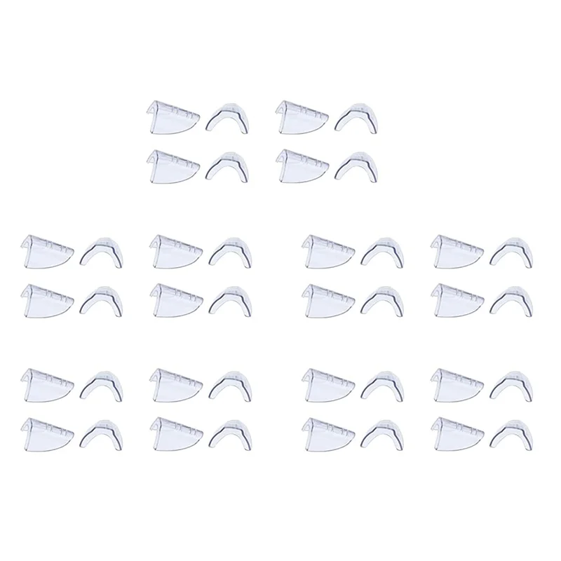 

20 Pairs Eye Glasses Side Shields Slip On Clear Side Shield For Safety Glasses-Y47A