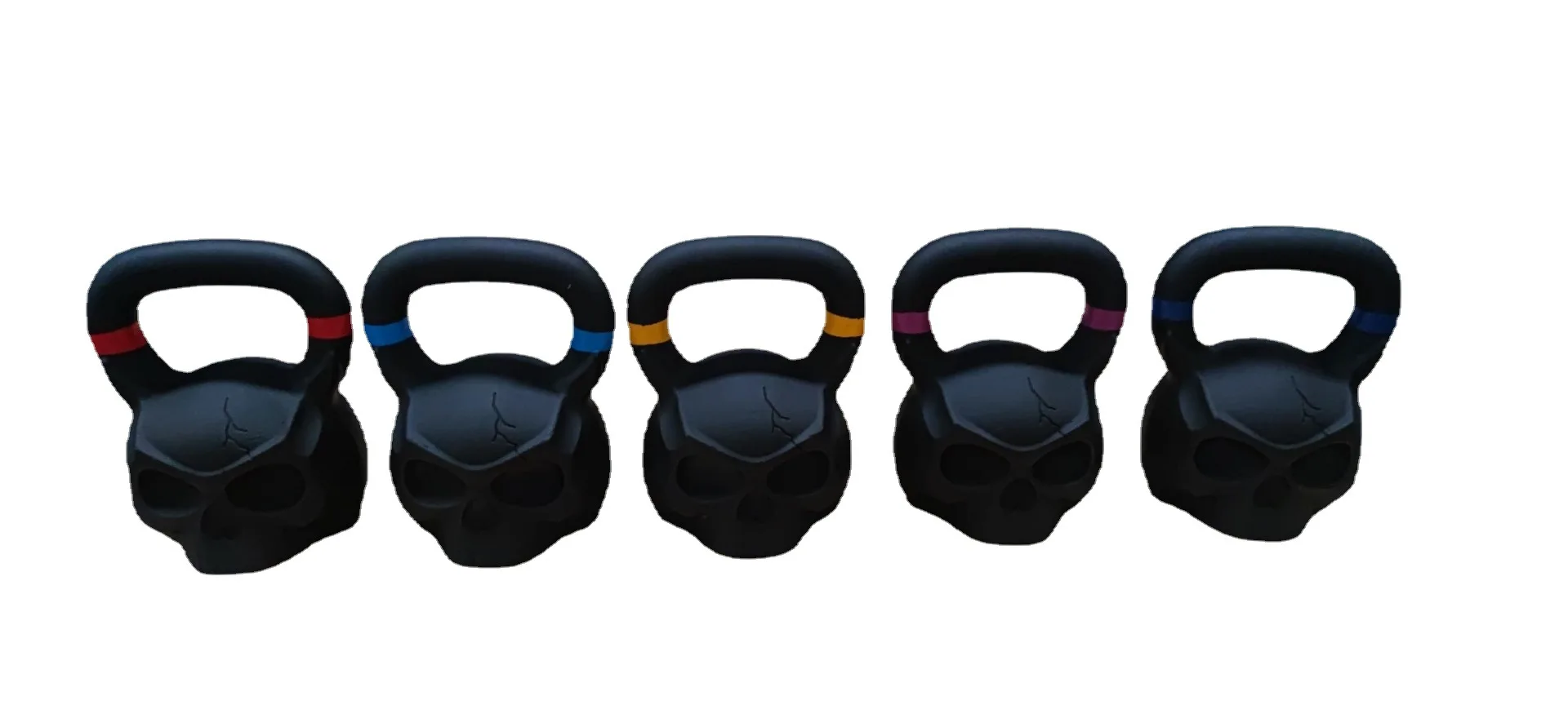 Twarz ducha Kettlebell podnoszenie pot Fitness Kettlebells styl czaszki czajnik-dzwon