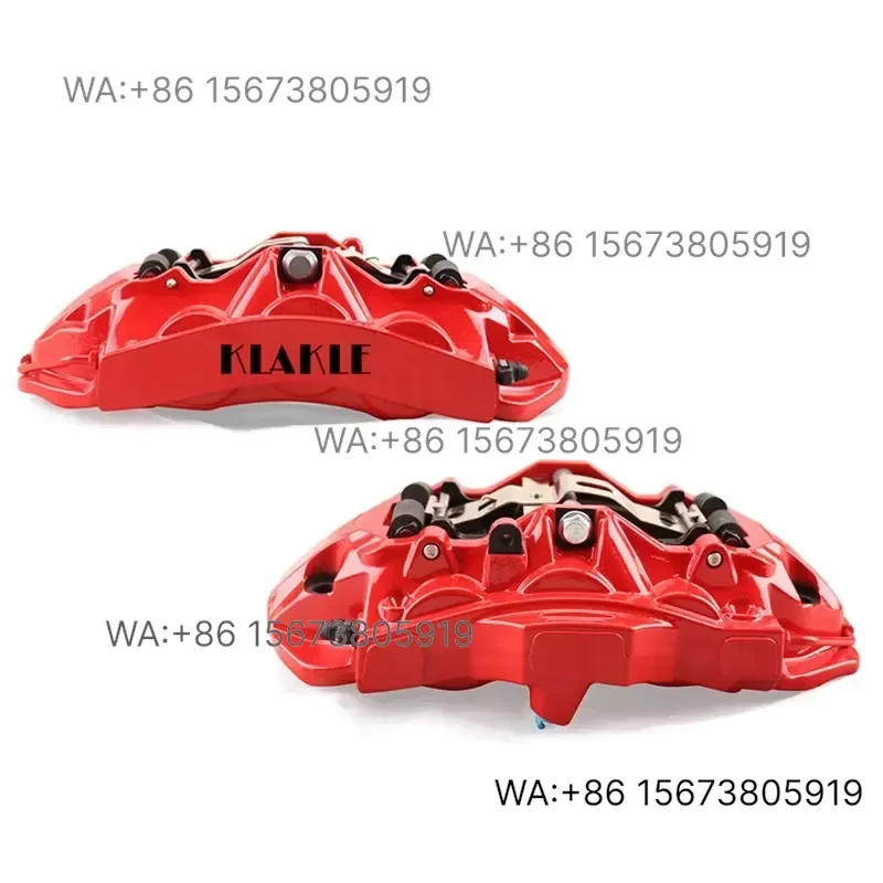 For  Wmwmnu New 6 Pot Front Brake Caliper Kit  9  6 Series 650i F06 2012 Aviation Aluminum Alloy 50