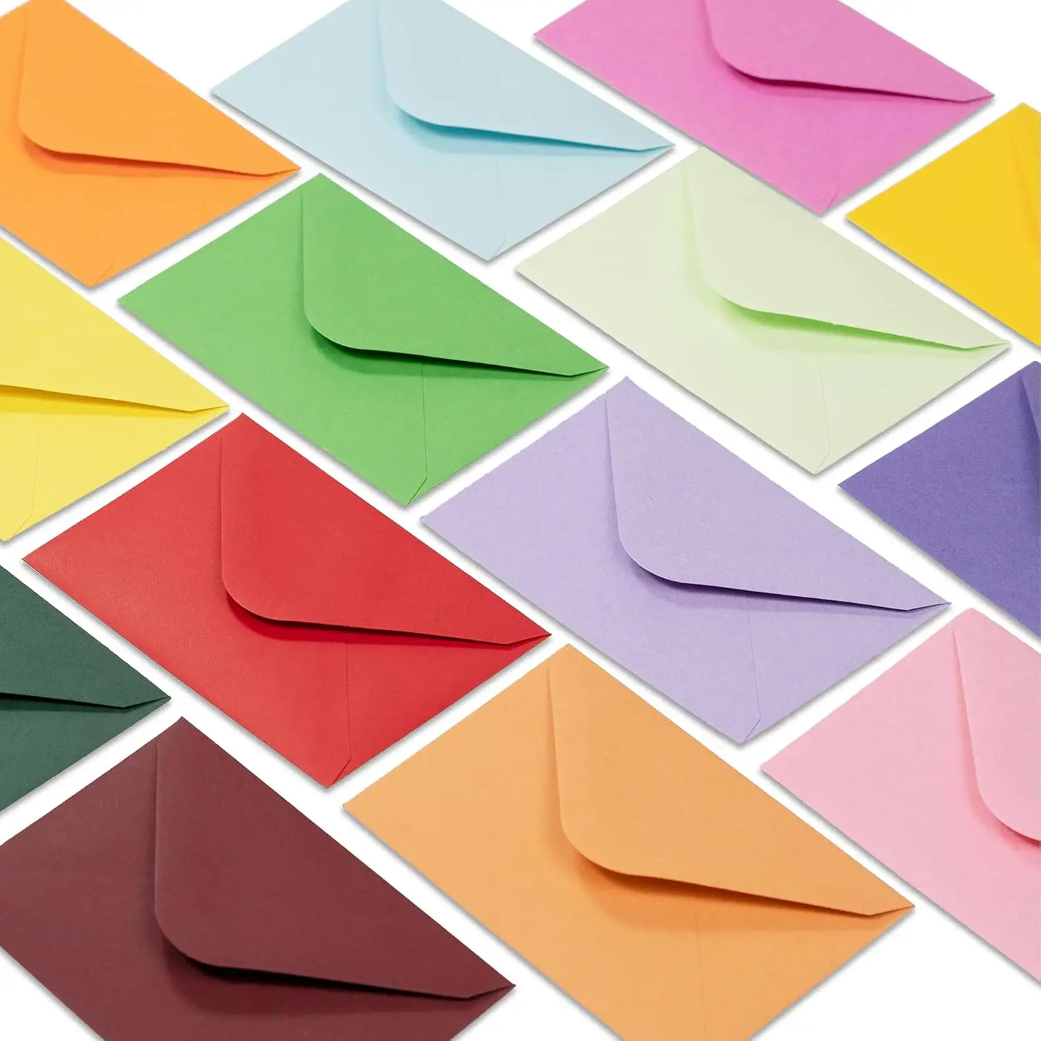 30PCS/PACK Candy Color Mini Envelopes DIY Multifunctional Craft Paper Envelope For Business Card, Letter Paper Postcards
