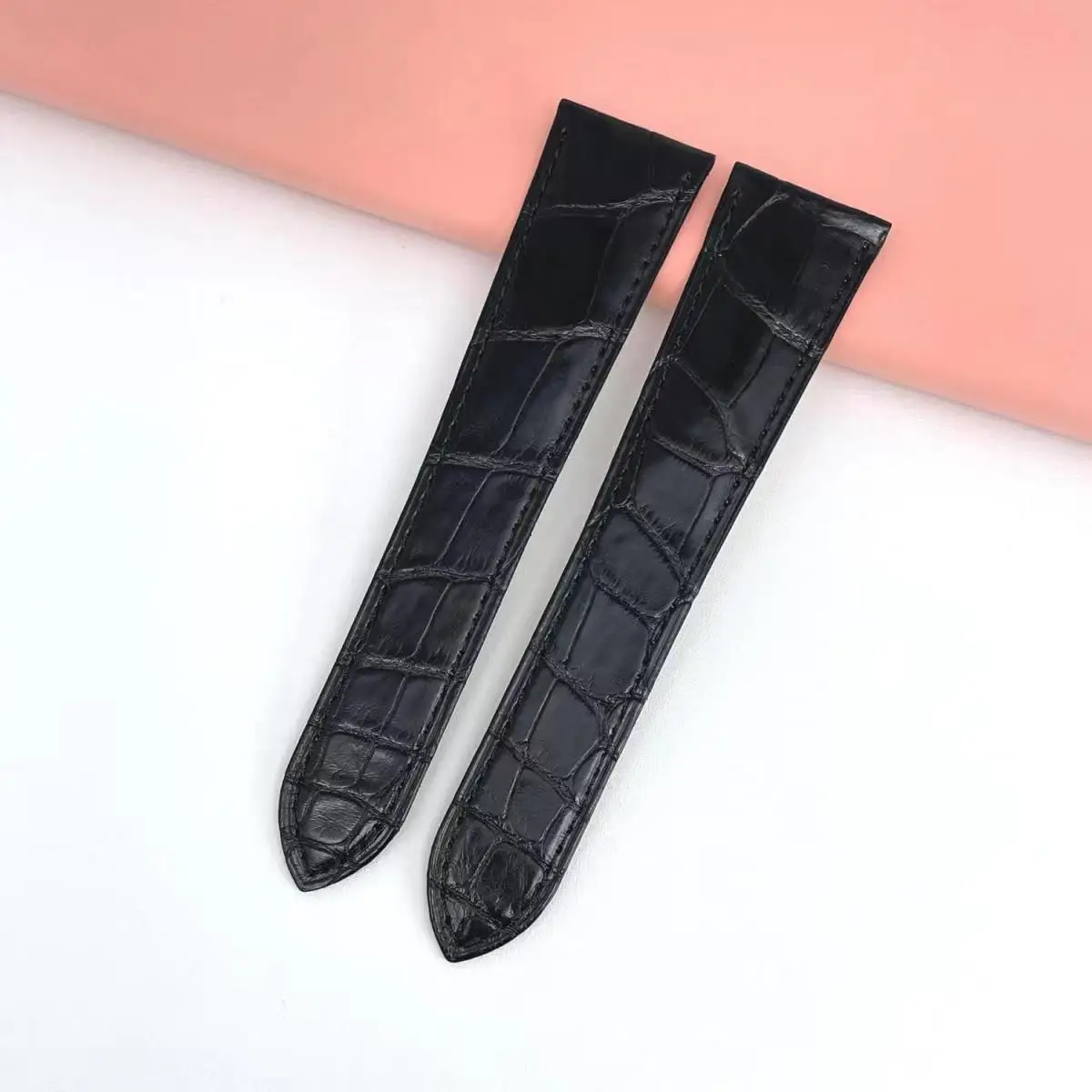 20mm 22mm Handmade Crocodile Skin Strap High-end Genuine Leather Watchbands Alligator Belt Genuine Product Wristband Bracelet