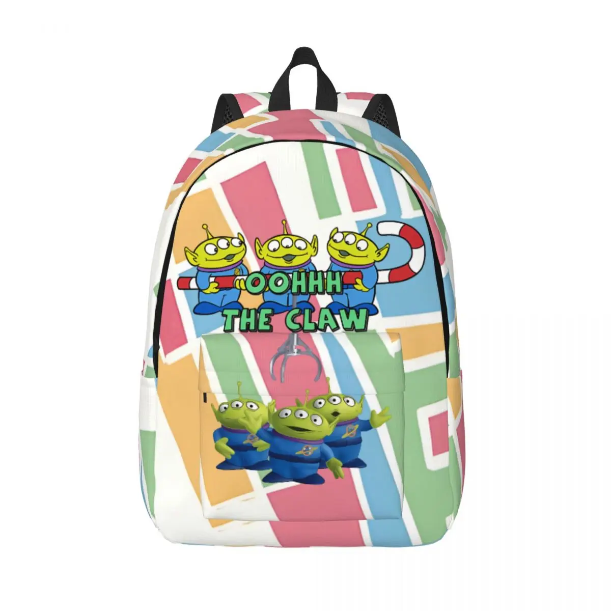 Back To School Gift Toystory Aliens Sticker Multi Compartment Bookbag Toy Story Personalised Office Staff Daypack Campus