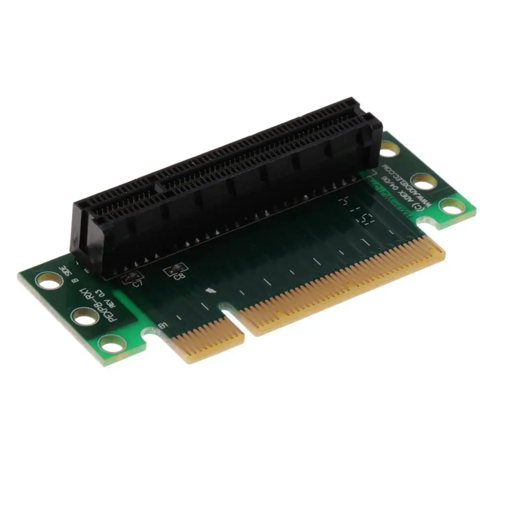 PCI- 8X 90° Adapter Riser Card for 1U/2U Computer Server Chassis