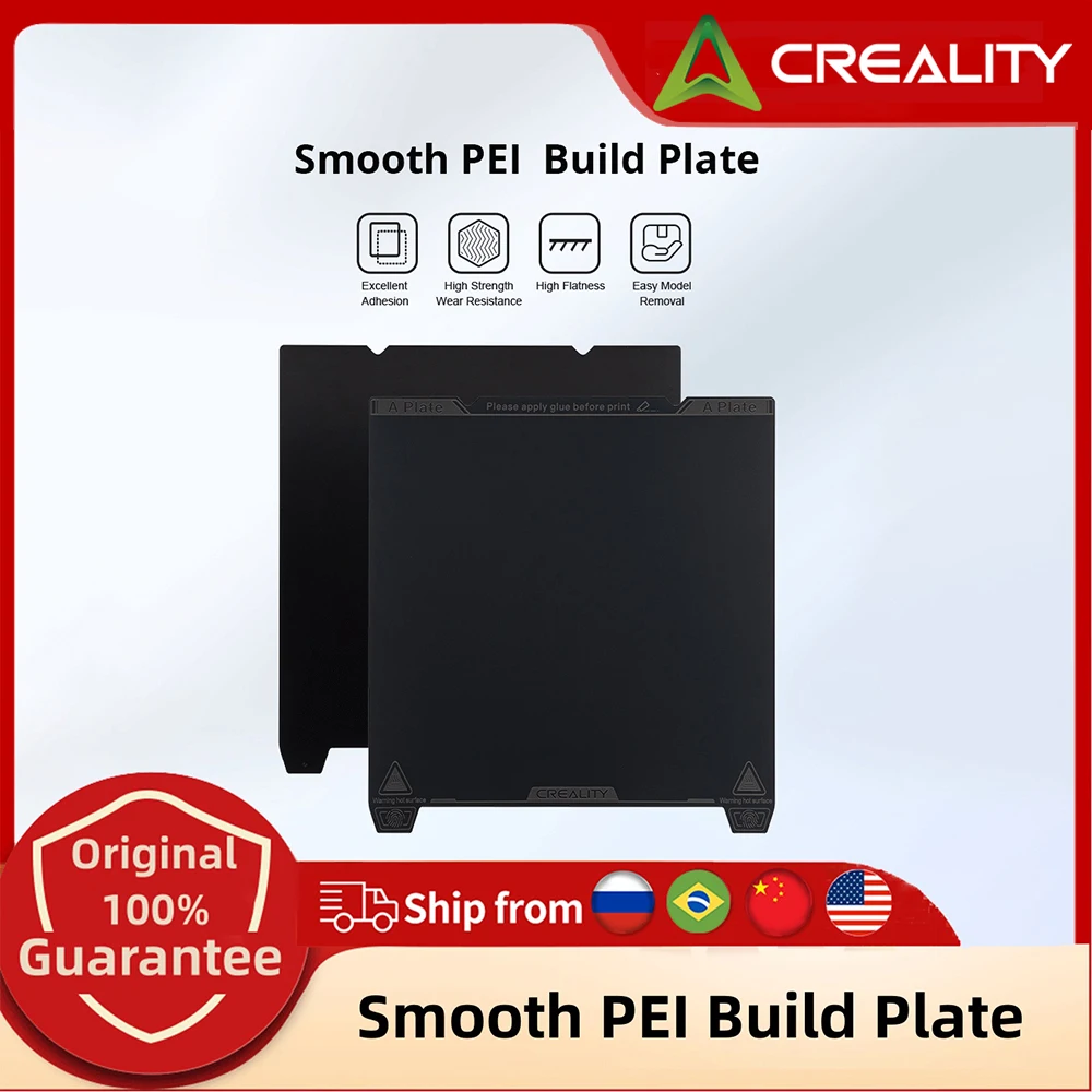 Creality K1 Max Smooth PEI Build Plate / K1 Smooth PEI Build Plate for Ender-3 S1 Ender-3 S1 Pro Ender-5 S1 K1 Ender-3 V3 SE