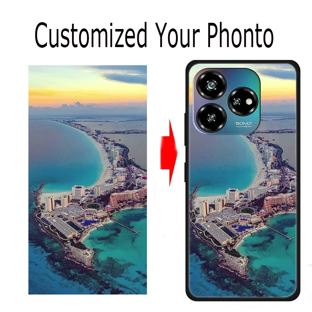 Fundas de teléfono con foto DIY personalizadas para ZTE Blade V60 Vita, funda de silicona para ZTE Axon 60 Lite V60, diseño personalizado con imagen