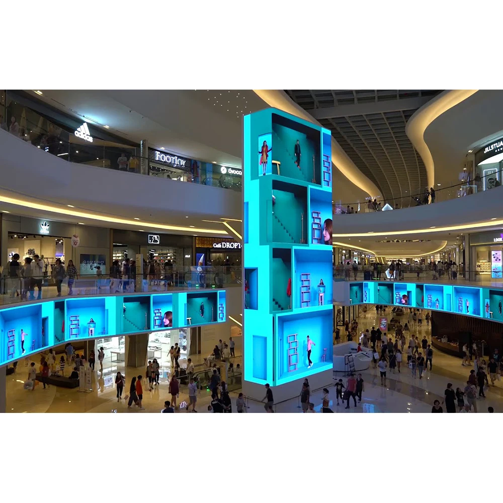 Outdoor Waterproof 960X960 Magnesium Alloy  Empty Cabinet for P10 Full Color Large Panel Led Screen Display Advertising