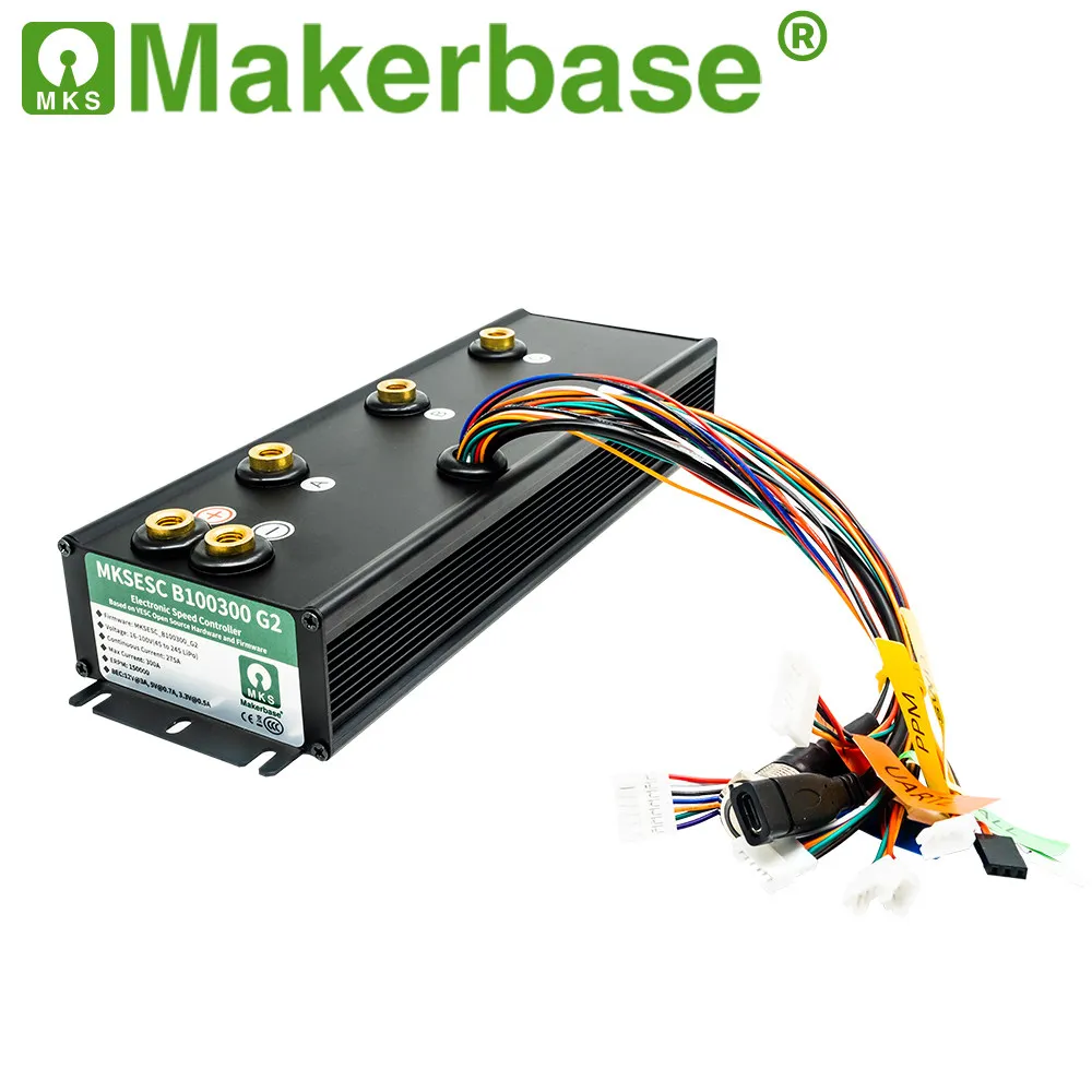 Makerbase Electric Vehicle Controller 100V300A VESC Benjamin ESC Motorcycle Skateboard Accessories