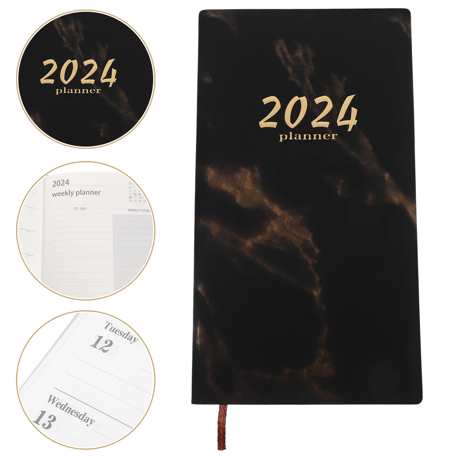 

Calendar Efficient Plan Pad Teacher Book Notepad The Notebook Study Work Black Weekly Dating Student