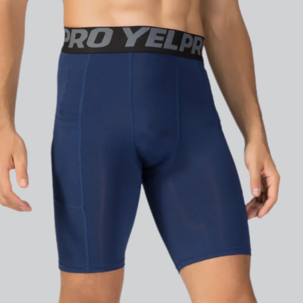 Summer Men's Gym Shorts Sportswear Men Quick Dry Running Sport Shorts With Pockets Fitness Training Jogging Legging Short Pants