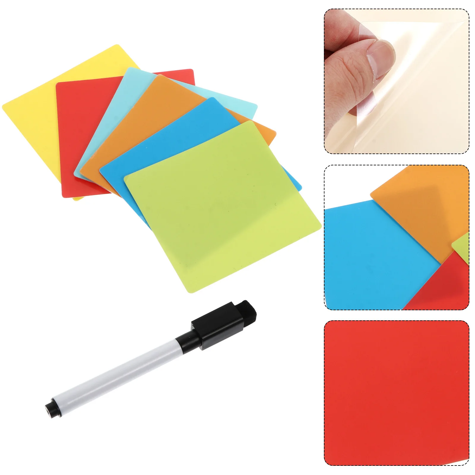 Colorful Self Adhesive Label Stickers Smooth Writing for Notes Indexing Appointment Reminder Office Study Supplies