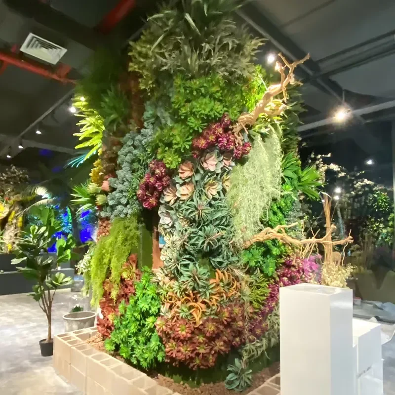 Hot Selling Artificial Grass Walls for Garden Decoration Green Hedge Wall