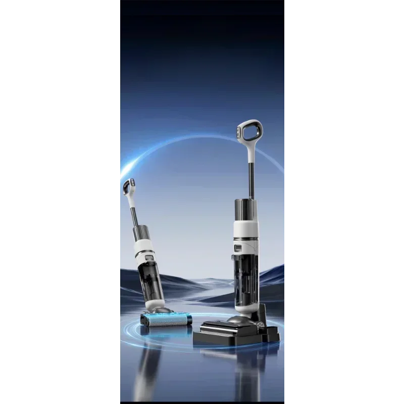 Washing machine suction and towing integrated robot household sweeping and mopping integrated machine three-in-one electric