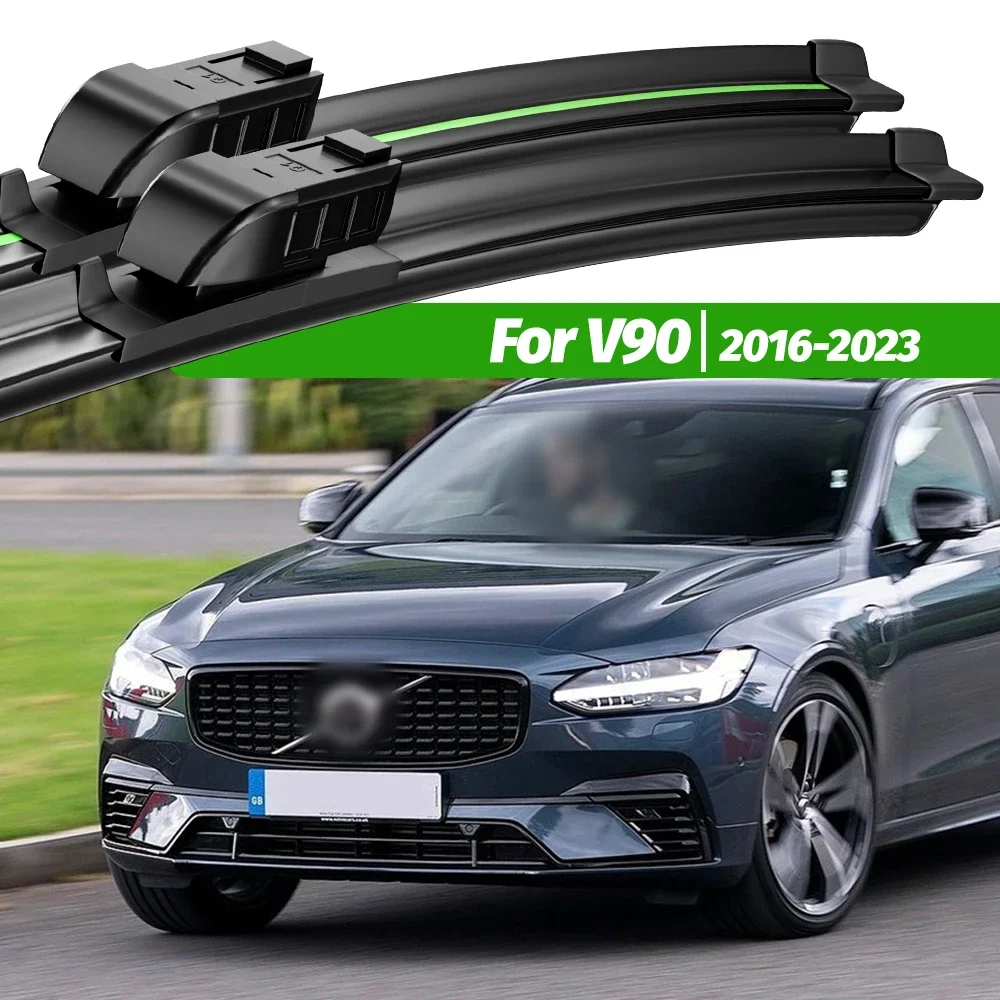 

For Volvo V90 2016-2023 2pcs Front Windshield Wiper Blades 2017 2018 2019 2020 2021 2022 Windscreen Window Accessories