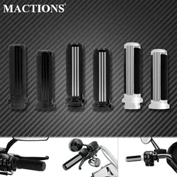 Motorcycle 1'' 25mm Electronic Throttle Handle Bar Hand Grips Handle Grip CNC For Harley Touring Electra Glide Softail Fat Boy