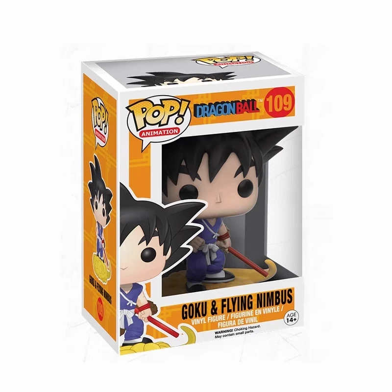 ของแท้ Edition FUNKO POP Dragon Ball: Goku กับ Flying Nimbus อะนิเมะ Action ตกแต่งเครื่องประดับของเล่นสะสม