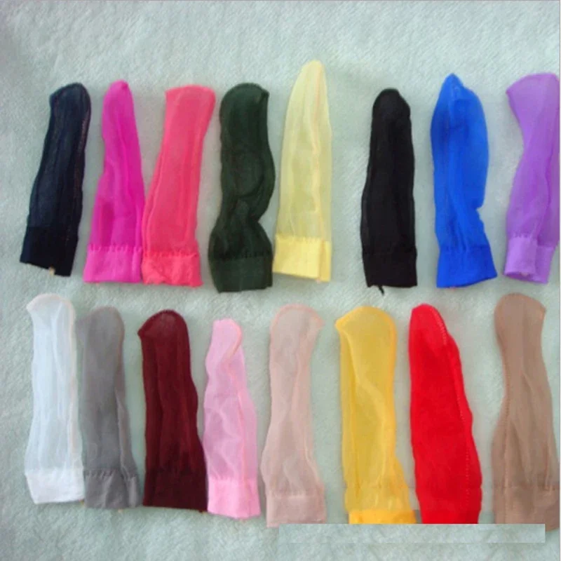 10Pcs Men's Transparent Silk Cock Sock JJ Sleeve Thongs & G-Strings Breathable Jockstrap Lingerie for Men Hot Penis Thong view 3