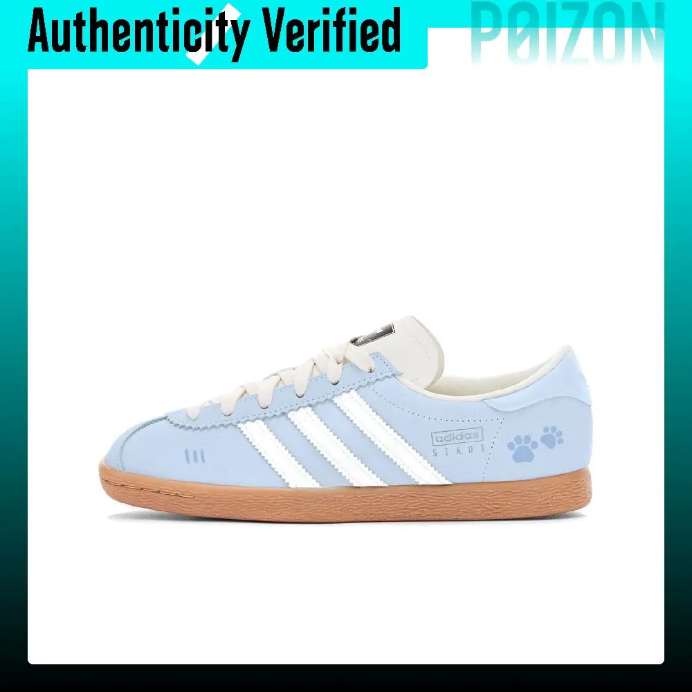 Adidas Originals Stadt Abrasion Resistant Abrasion Resistant Low top German Army Trainers Unisex Blue JR6343（Team1000-）