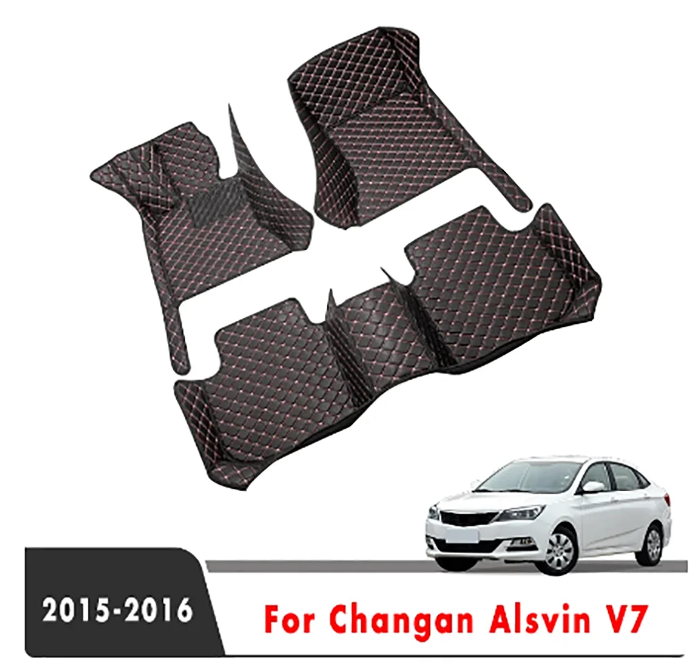 

Аксессуары для автомобиля Changan Alsvin V7 2015 2016, интерьерные детали, подставки для ног, защитные коврики для стайлинга, автомобильные коврики