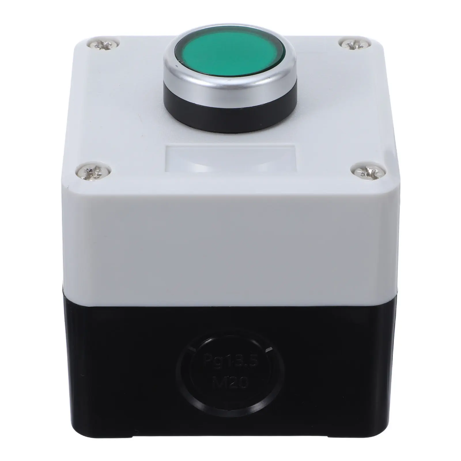 Waterproof Push Button Switch Box Industrial Momentary Push Button Station Box 2.83x2.83in Emergency Stop Safety Enclosure