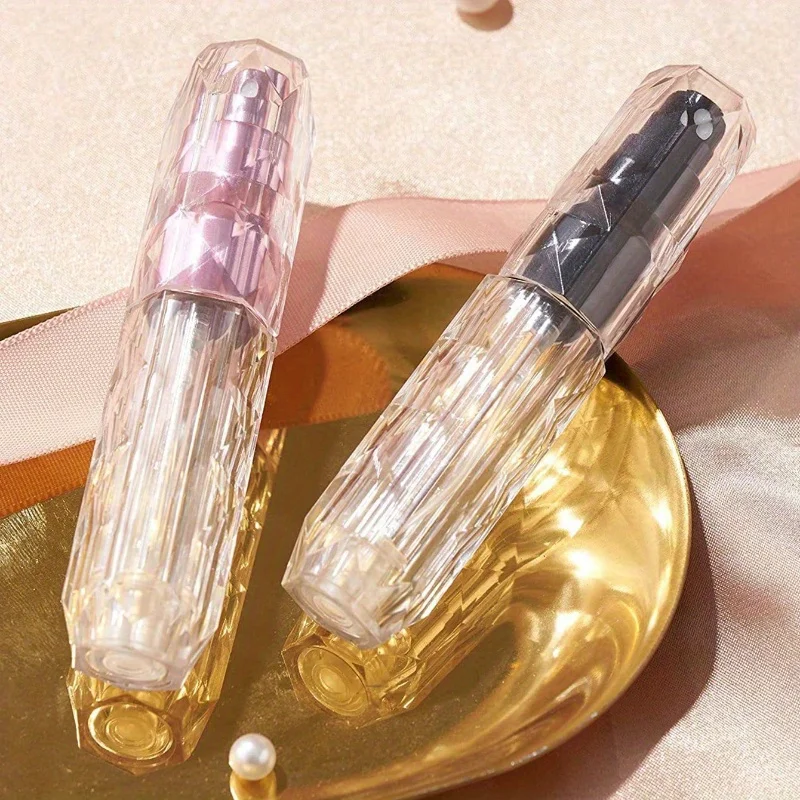 Mini botella pulverizadora de Perfume recargable portátil, pulverizador de tamaño de viaje, artículos esenciales de viaje, organizador de viaje, playa, verano, regreso a la escuela