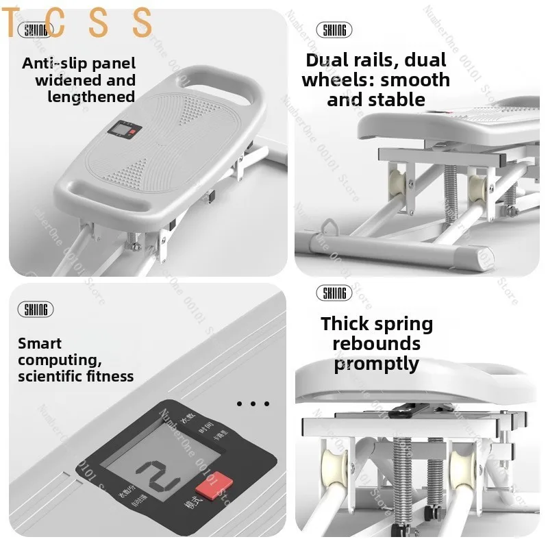 Twist and Slide 2‑in‑1 Home Fitness Stepper, Waist & Leg Exerciser for Body Shaping & Fat Burning Workout
