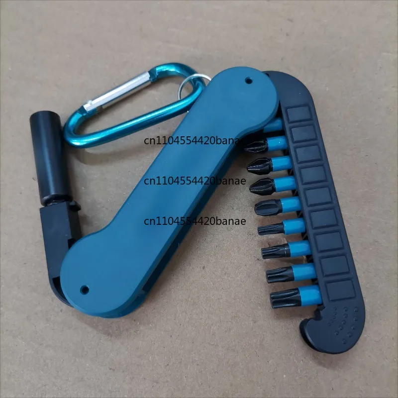 Screwdriver Head Set 10 Pieces Hexagonal Cross Electric Screwdriver Head Magnetic Sleeve E-15849