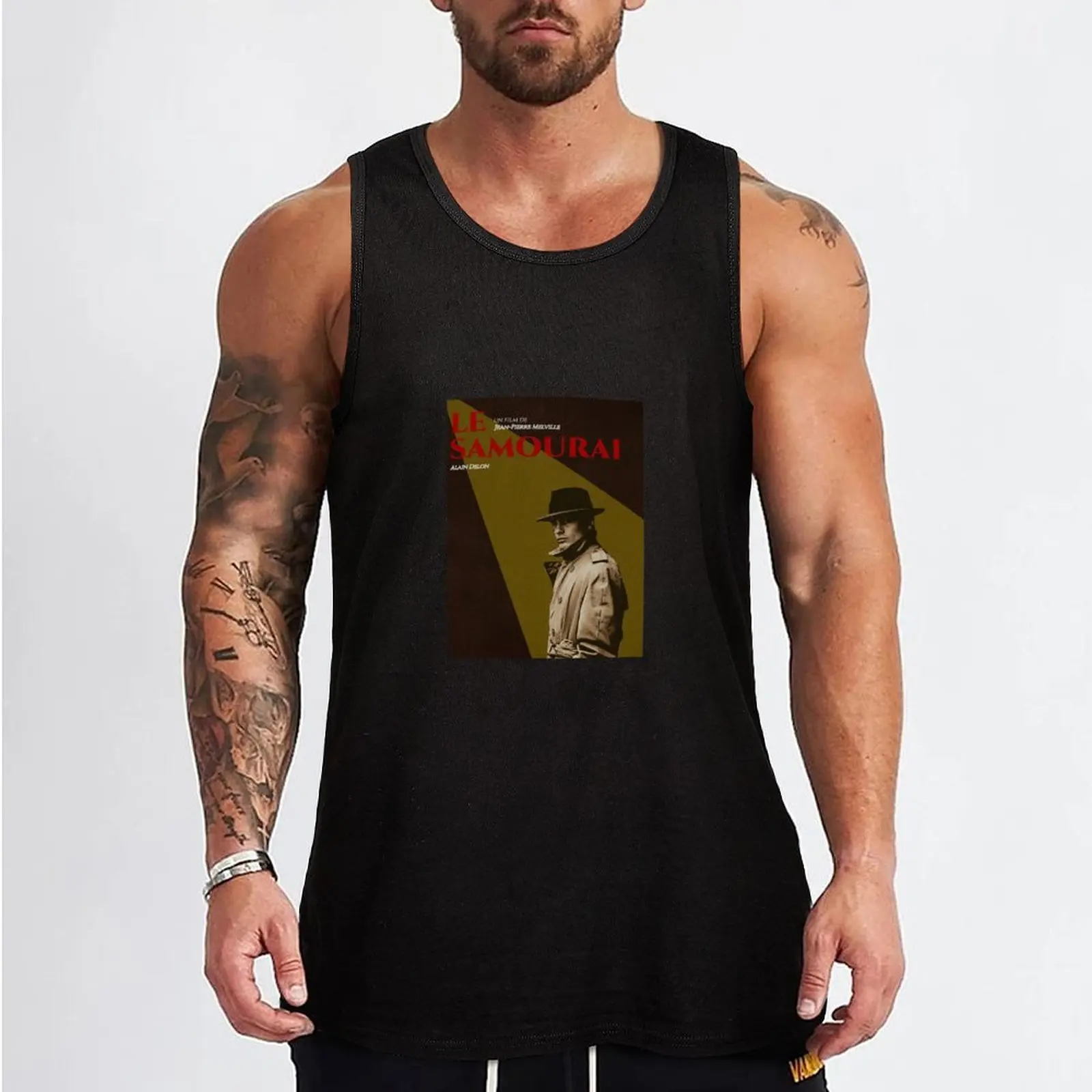 Le Samourai movie poster Tank Top Gym man Men's summer vest Men's sleeveless t-shirts for men