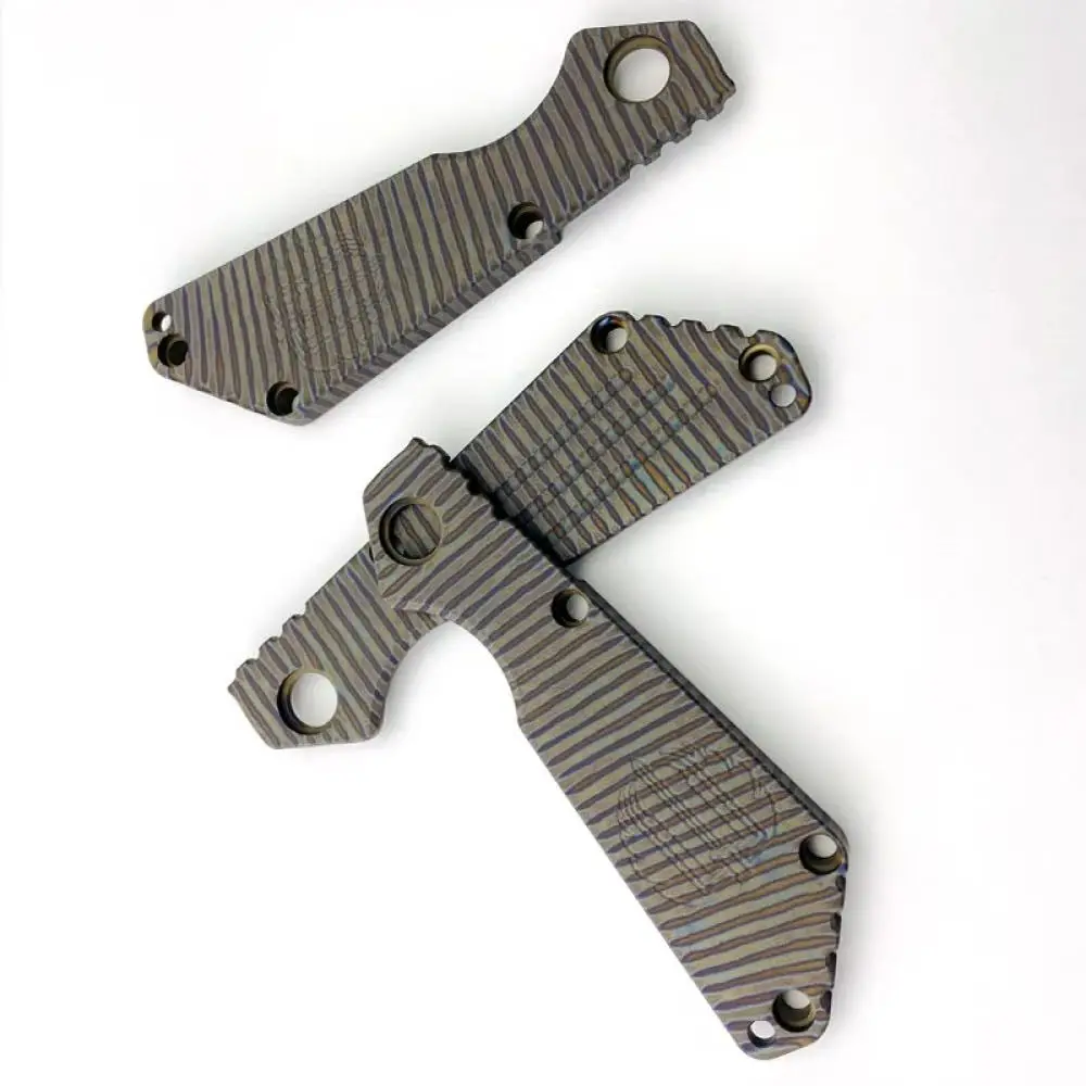 1 Piece Custom Made Titanium Alloy Grip Handle Scale For Strider SNG Old Version Knives