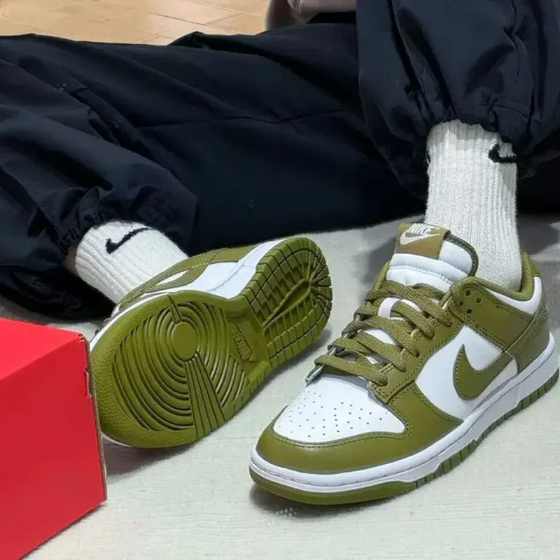 Buty męskie Nike 2024, jesień, nowy trend DUNK LOW, odporne na zużycie, oddychające buty deskorolkowe, modne buty na co dzień DV0833-105