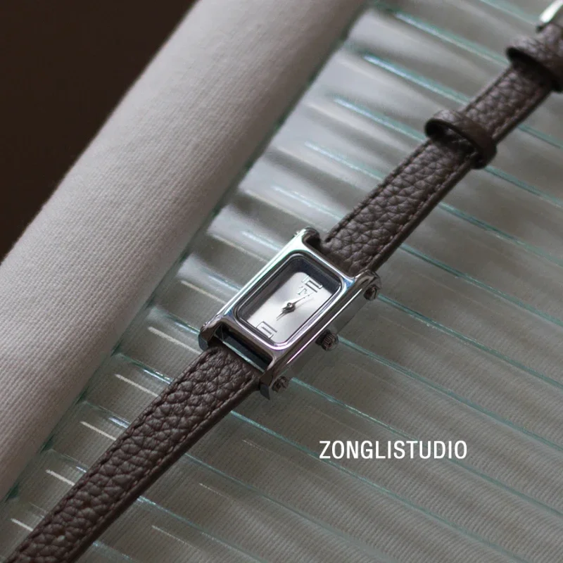 여성용 럭셔리 가죽 방수 자동 시계, 학생 트렌드, 심플한 클래식, 우아한 쿼츠 시계, 신제품