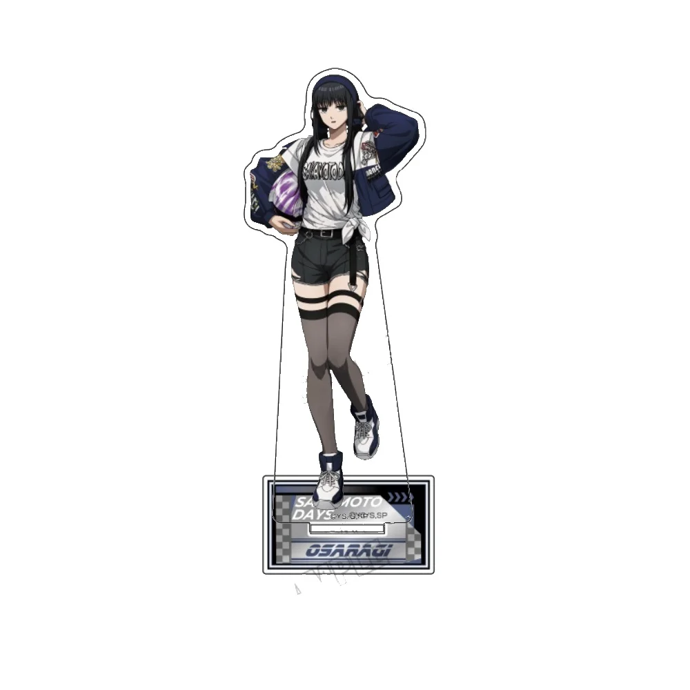 15cm Anime SAKAMOTO DAYS Acrylic Stand Figure Techwear Model Plate Desk Decor Christmas Gifts Keychain