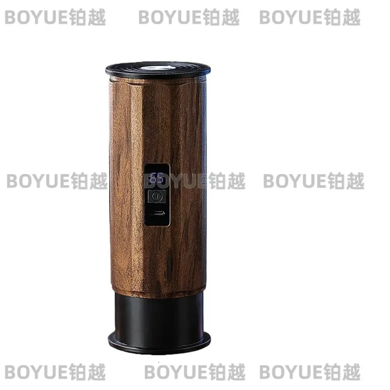 Portable Electric Coffee Bean Grinder Automatic Stainless Steel Core Mill for Hand Brewed Espresso Home Use Compact Design