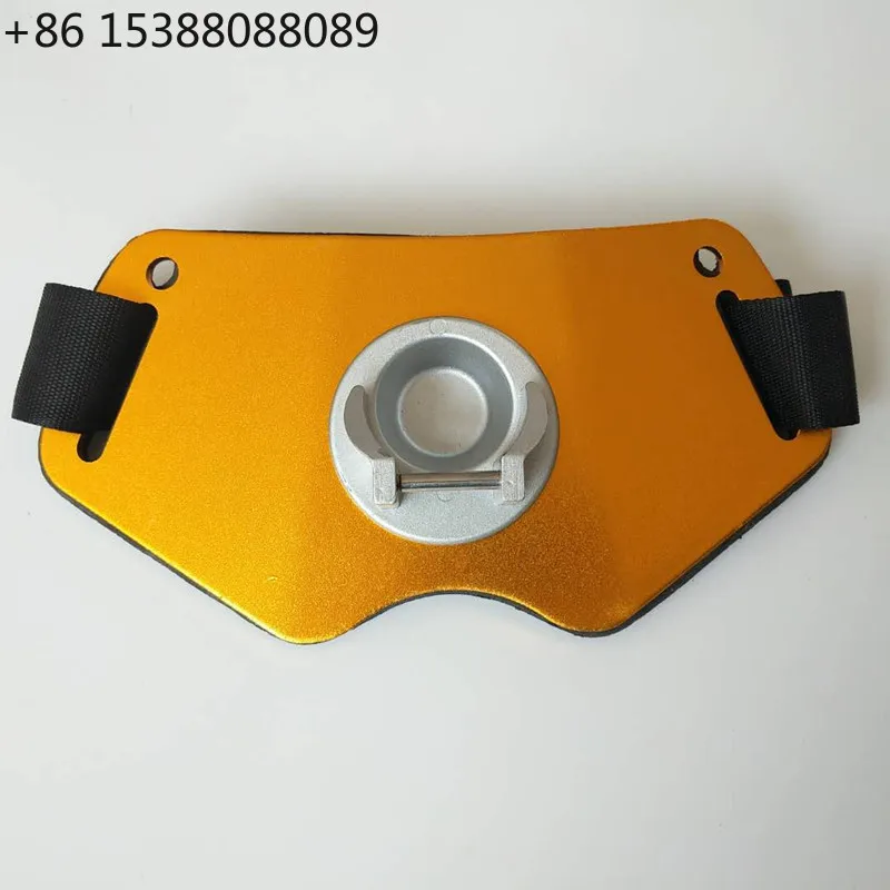 Professional Aluminum Alloy Fishing Belly Support Belt Hanging Rod Holder Heavy Duty Sea Boat Fishing Fixed Bracket Fishing Tool