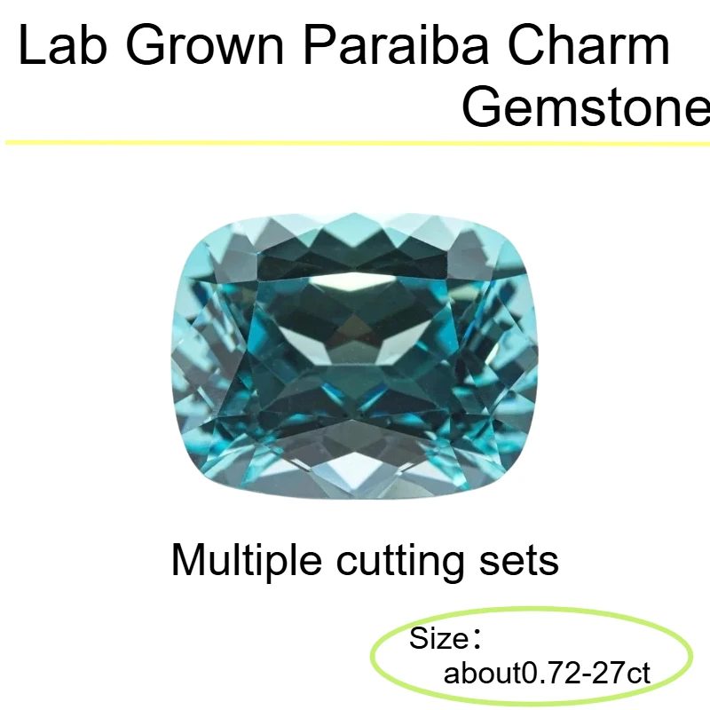 

L-лабораторный очаровательный драгоценный камень Параиба для самостоятельного изготовления усовершенствованных ювелирных изделий, инкрустация, кольцо, ожерелье, браслет, сертификат, ежедневное соответствие