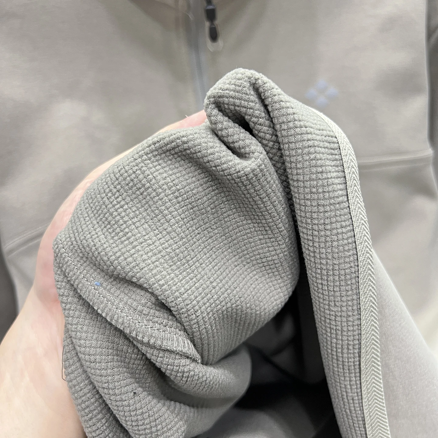 هوديي رجالي رياضي Fce مبطن ثلاثي الأبعاد للخروج كاجوال للخريف والشتاء f بسحاب منقوش مخملي مريح للتنفس ودافئ #2