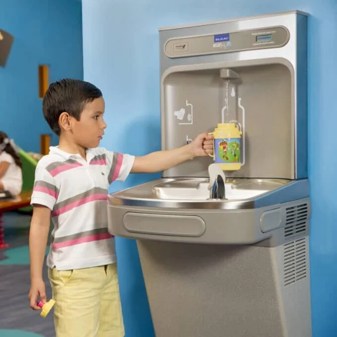 

Factory Supply Office Water Cooler Wall Mounted Stainless Steel Bottle Filling Station Electric Cold Water Dispenser