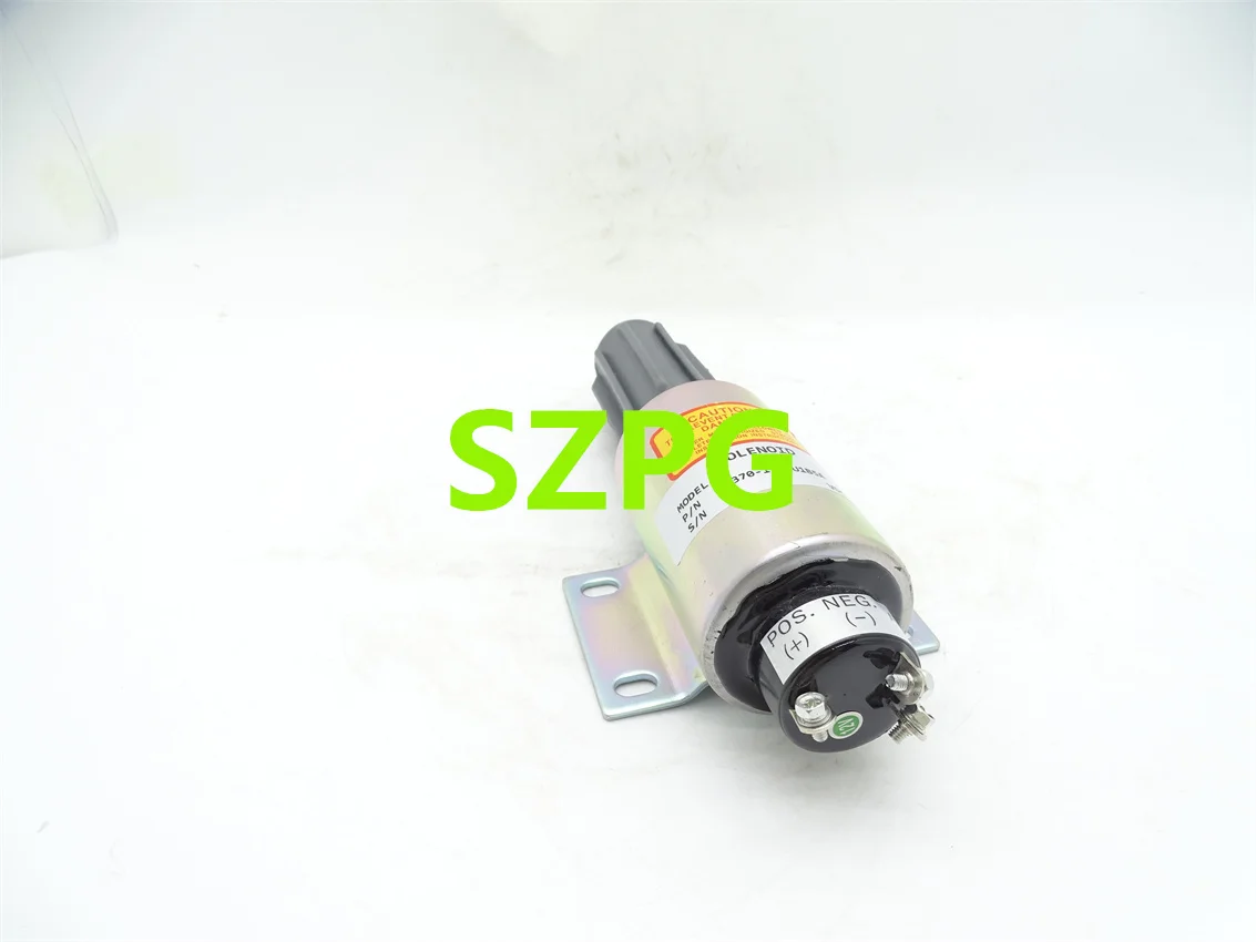 

12V Full throttle Solenoid Valve 2300-1501 Flameout Solenoid Valve 2370-12E2U1B5A Excavator parts