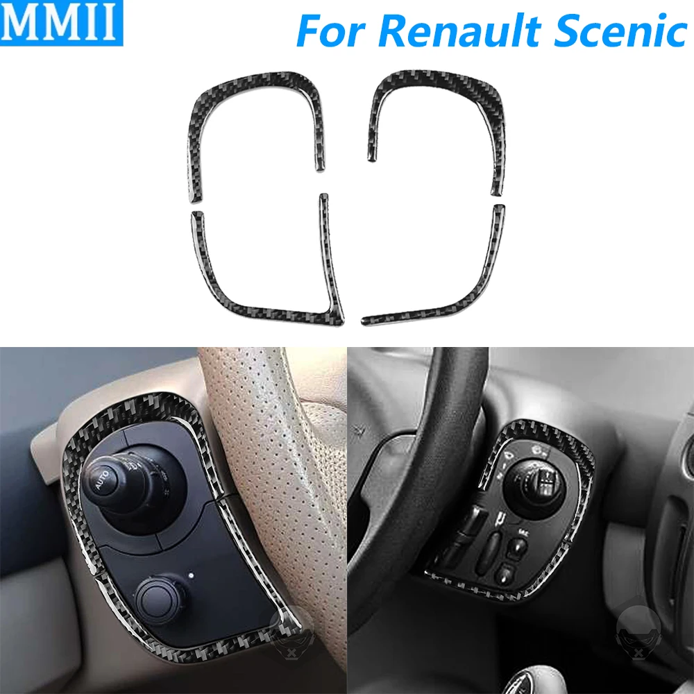 

Для Renault Scenic 2003-2009 углеродное волокно, руль, фара, стеклоочиститель, панель управления, украшение, автомобильные аксессуары, наклейка