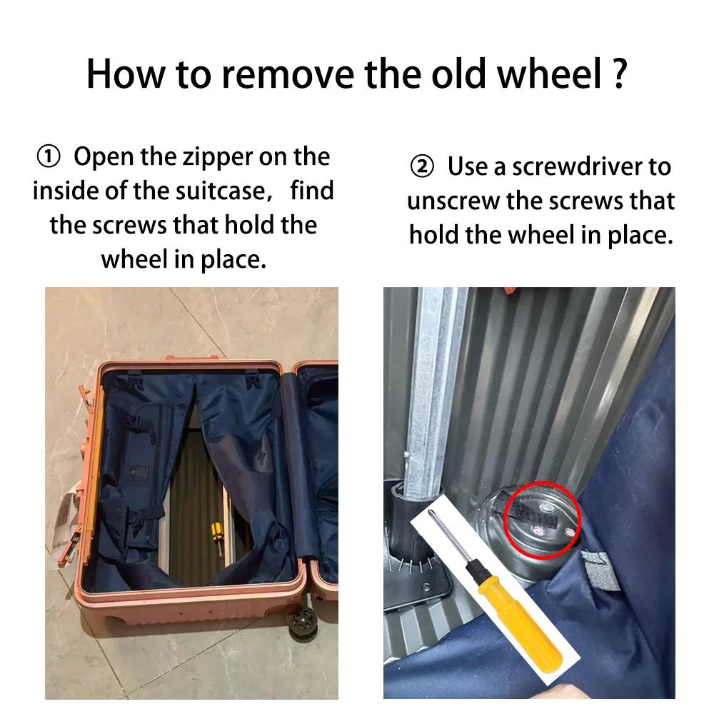Vervangende W318 wielen voor h - Silent Replacement Luggage Wheels recensie en prijs